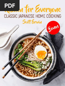 Ramen For Everyone Classic Japanese Home Cooking (Scott Erwin)