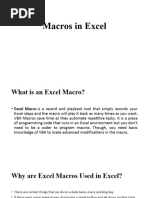 Macros Creation Steps in Excel