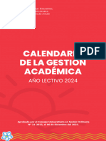 Calendario Gestion Acadeemica 2024-1
