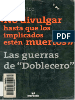 No Divulgar Hasta Que Los Implicados Esten Muertos Las Guerras de Doblecero 1nbsped 9789587099591 Compress