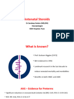 Antenatal Steroids - Saga Continues Final