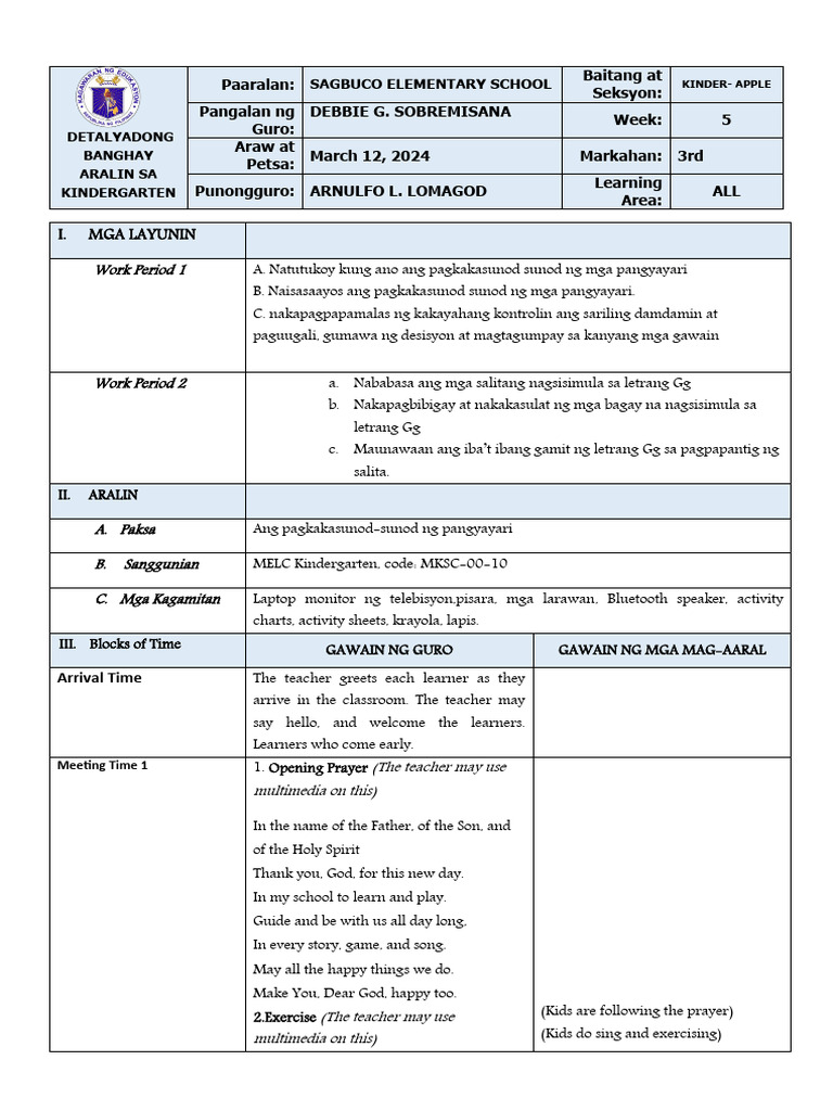 q3 Week 5 Day 2 | PDF
