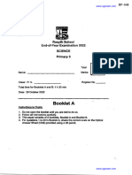 2022-P3-Science-Semestral Assessment 2-Rosyth