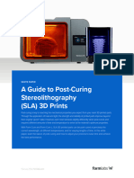 A Guide To Post Curing Formlabs Resins