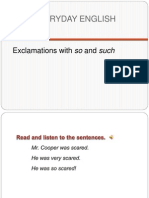 Everyday English: Exclamations With and Such