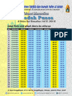 Jadwal Imsak Ramadhan 2024