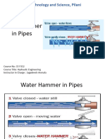 Water Hammer PPT