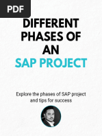 Different Phases of An SAP Project