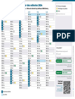 Calendrier de Collecte Des Dechets - Janvier A Juin 2024 - 18 Rue Du General Guy Delfosse 59980 Bertry