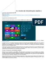 Windows 8 - o Que É o Modo de Inicialização Rápida e Como Desabilitá-Lo
