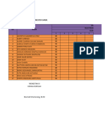 Format Daftar Nilai Pjok Kelas 6b