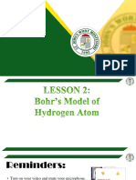 Lesson 5 Bohr Model of Hydrogen