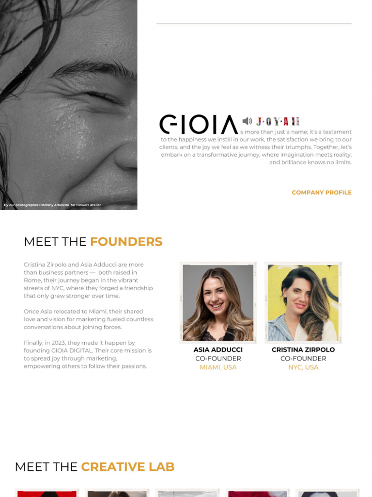 GIOIA Company Profile PDF
