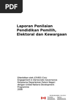 Download Laporan Penilaian Pendidikan Pemilih Elektoral dan Kewargaan by Iwan Sukma Nuricht SN71266323 doc pdf