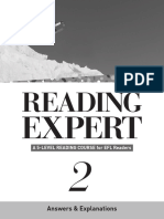 Answers & Explanations: A 5-Level Reading Course For Efl Readers