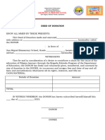 Deed of Donation 1