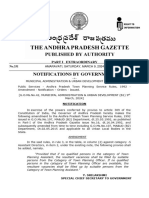 Andhra Pradesh Town Planning Service Rules, 1992 - Amendment G.O. Ms. No. 42 MA UD, DT 09-03-2024