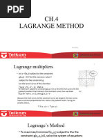 Lagrange Method-B