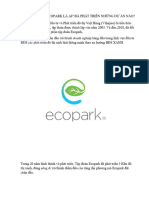 ECOPARK - NHÀ SÁNG LẬP BĐS ĐÁNG SỐNG NHẤT VN