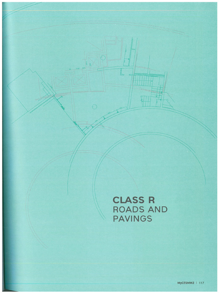 Class R Roads and Pavings Specifications | PDF | Concrete | Road Surface