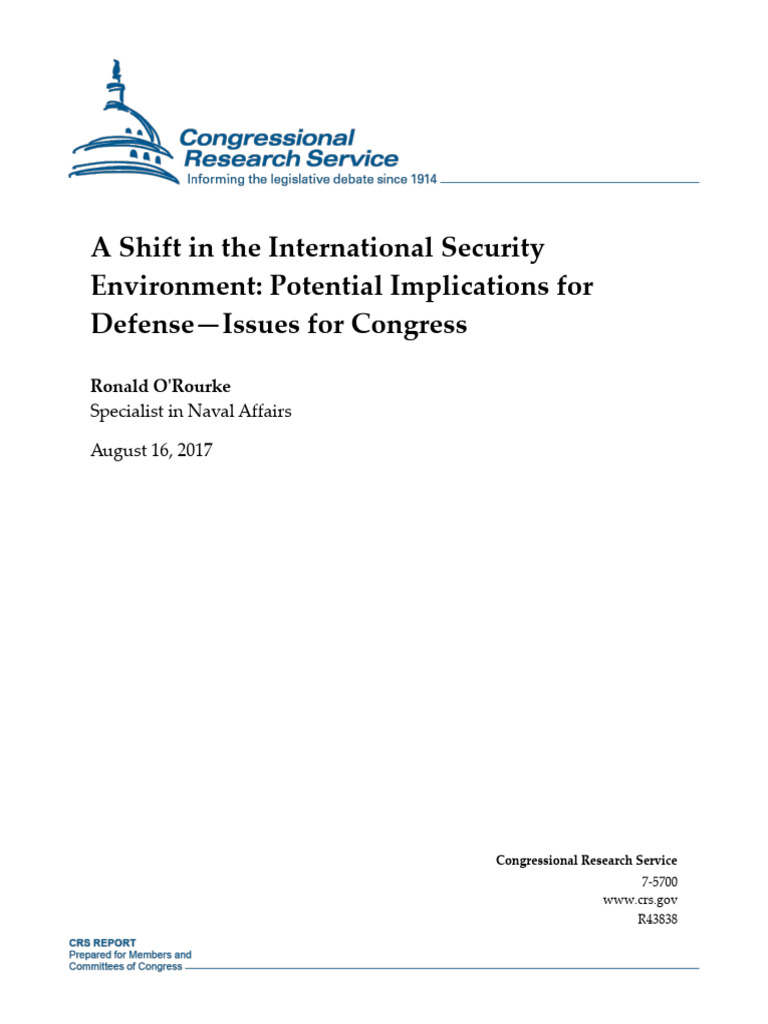 Implications of Shifts in Global Security | PDF | Politics