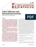 Cyber Influence and International Security