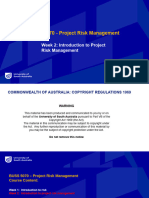 BUSS 5070 Project Risk Management - Week 2