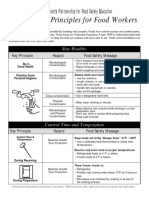 Food Safety Principles For Food Workers