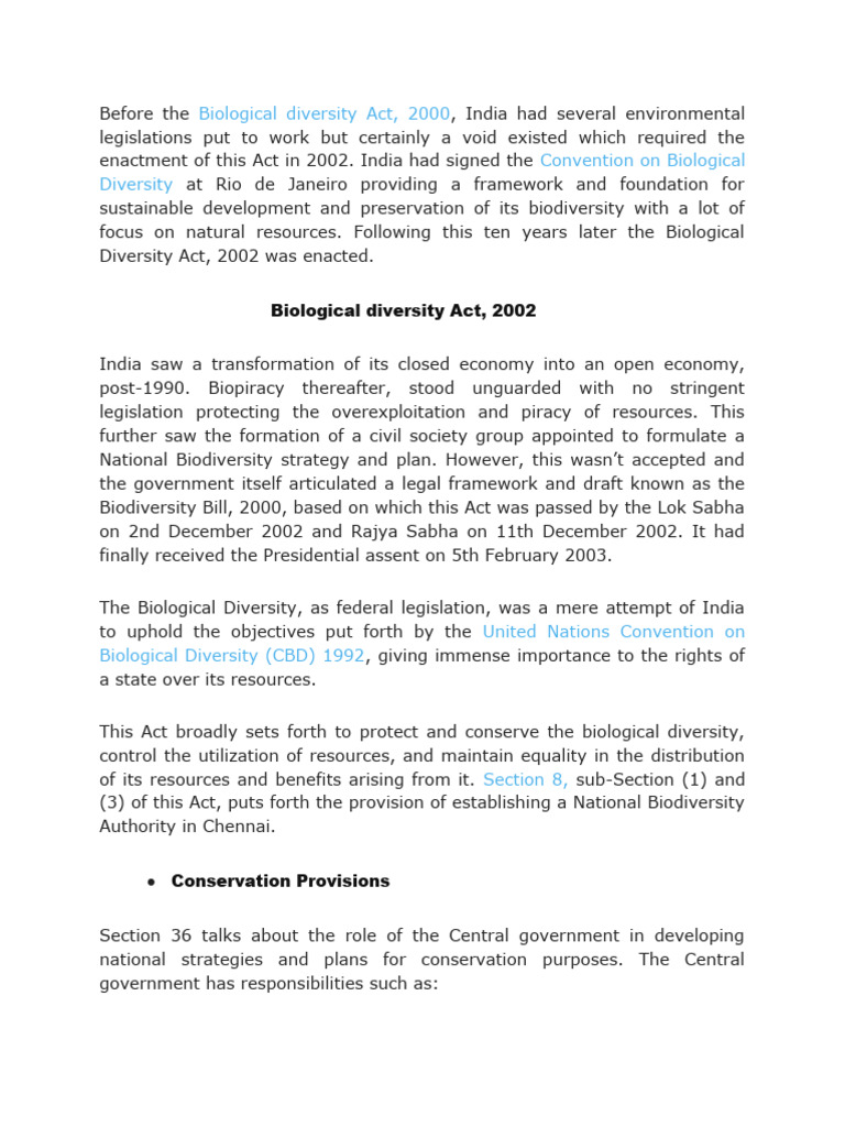 Biological Diversity | PDF | Biodiversity | Conservation Biology
