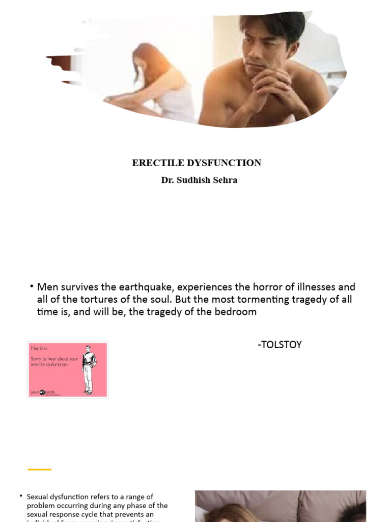 Understanding Erectile Dysfunction | PDF | Sexual Dysfunction ...