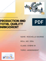 Production and Total Quality Managment