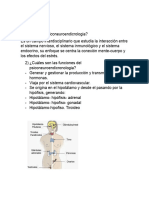 Cuestionario 1 de Psiconeuroendocrinologia