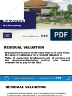 Residual Valuation