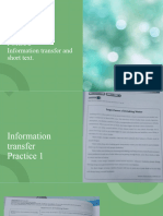 FORM 2 INFORMATION TRANSFER