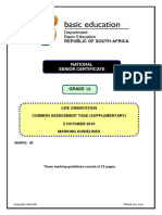 Life Orientation October 2019 Memo Eng