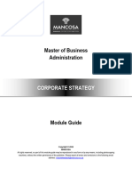 MBA - Corporate Strategy