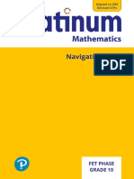 Grade 10 Mathematics Platinum Navigation Pack