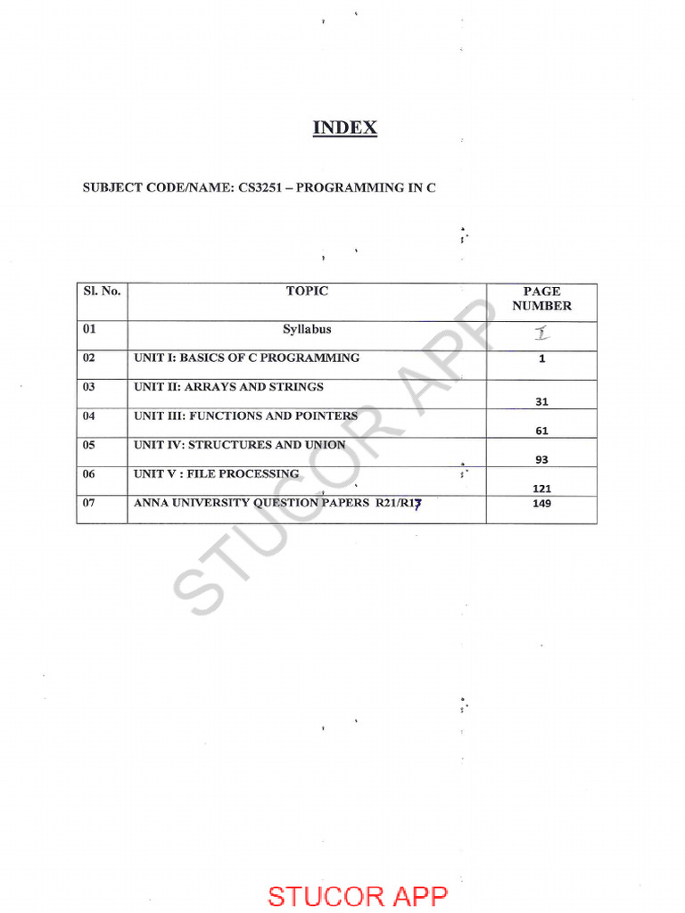 c notes | PDF