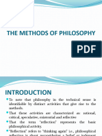 The Methods of Philosophy