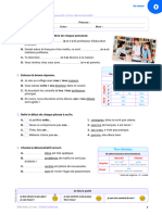 Deff8 Fiche 2 Les Possessifs Et Les Demonstratifs