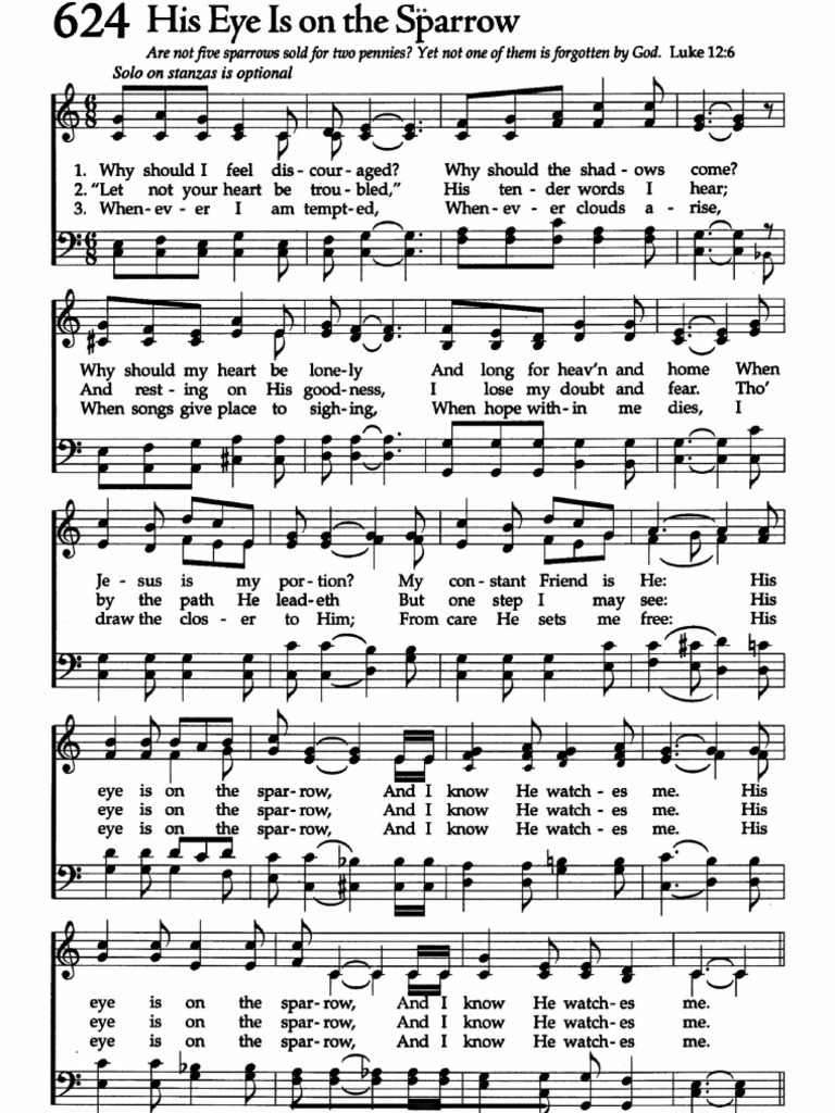 His-Eyes-is-on-the-Sparrow | PDF