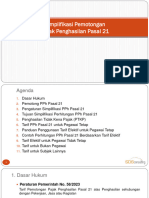 Simplifikasi PPH Pasal 21 - (PER 2)