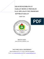 Program Pengembangan Kewirausahaan Memuat Program Pengembangan Jiwa Dan Unit Produksi Kewirausahaan