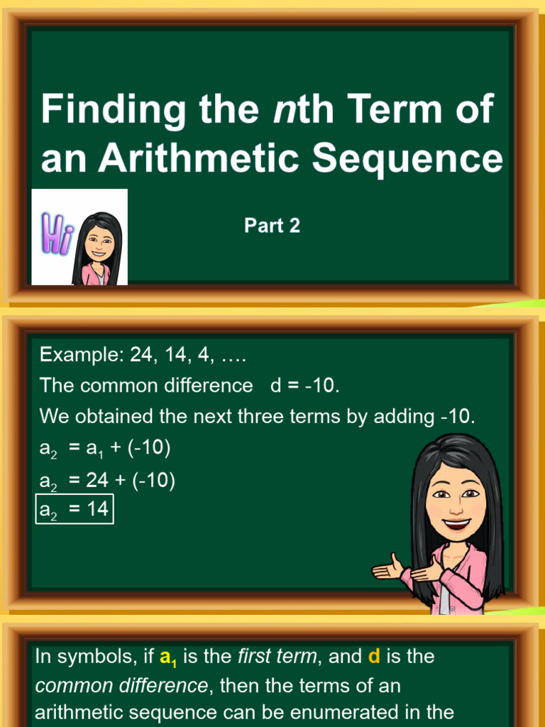 Module 2 Part 2 - The NTH Term of An Arithmetic Sequence | PDF ...