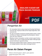 Analisis Kadar Air 2324