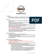 Rules of Volleyball