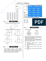 Simulado 01 (Mat. 9º Ano - Blog Do Prof. Warles)