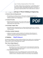 Engineering Masters Thesis Outline