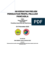 Laporan Kegiatan Projek Penguatan Profil Pelajar Pancasila 2