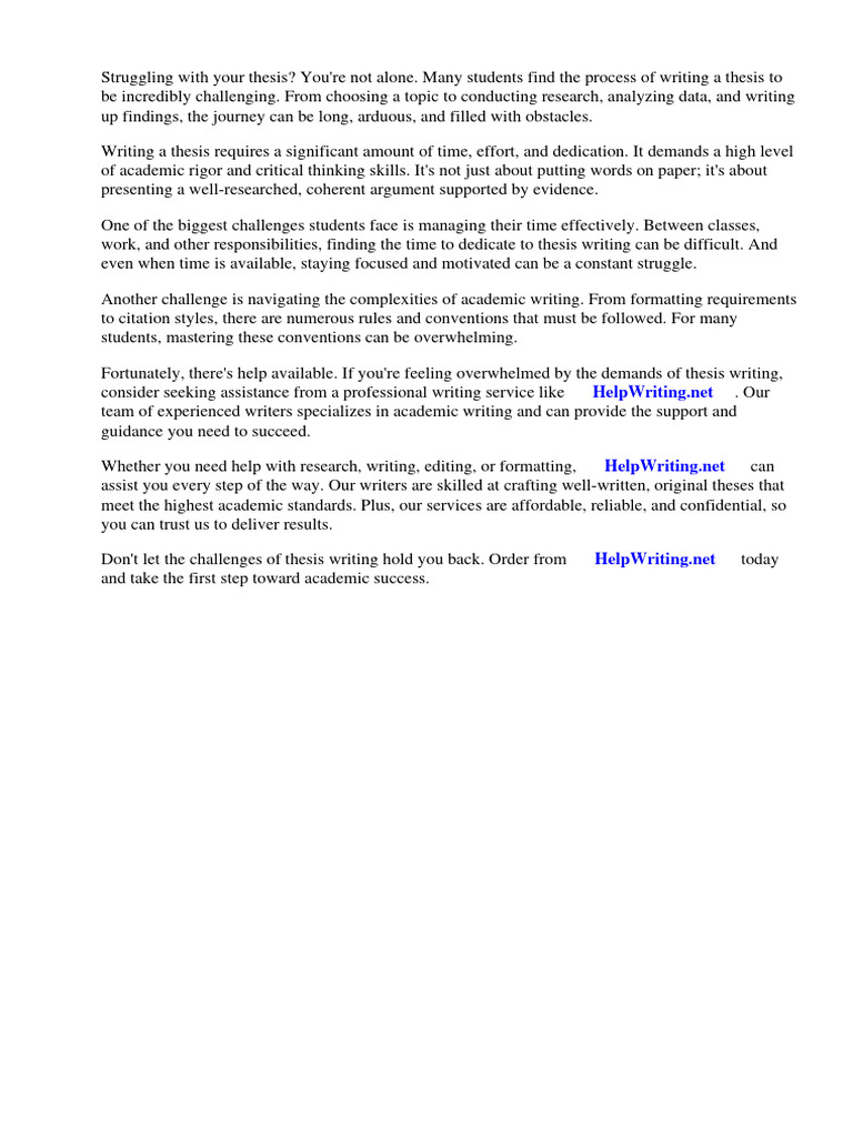 Read Thesis Pdf Thesis Essays